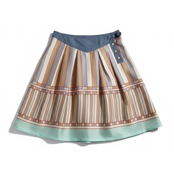 Diesel Dresses & Skirts - y2k vintage Diesel Multicolor Striped A-Line Skirt size 29